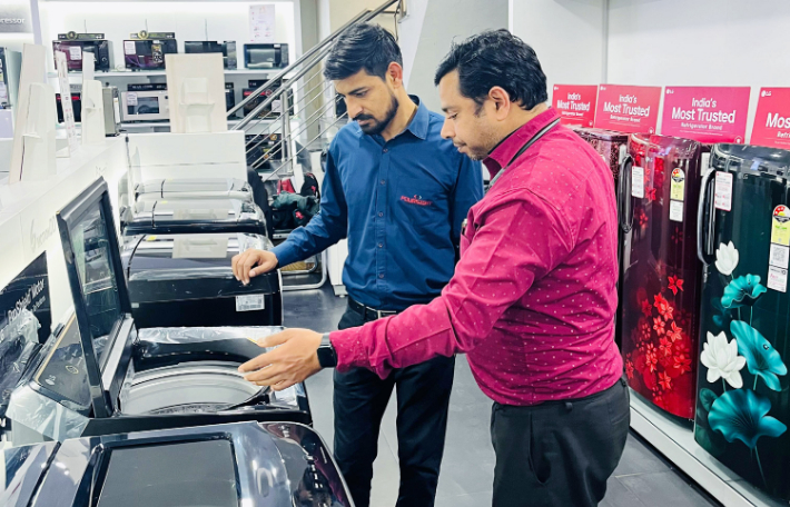 LG전자 인도 가전 매장. 연합뉴스