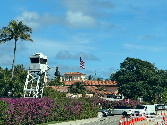 플로리다주 웨스트팜비치 마러라고 리조트의 모습. 최철 기자