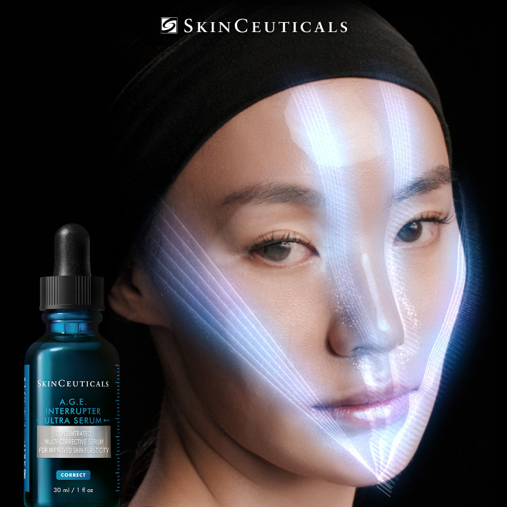 스킨수티컬즈의 신제품 A.G.E. 인터럽터 울트라 세럼이 정식 출시를 앞두고 진행한 선공개 네이버 쇼핑 라이브 방송에서 뷰티 카테고리 1위를 기록했다. 스킨수티컬즈 제공