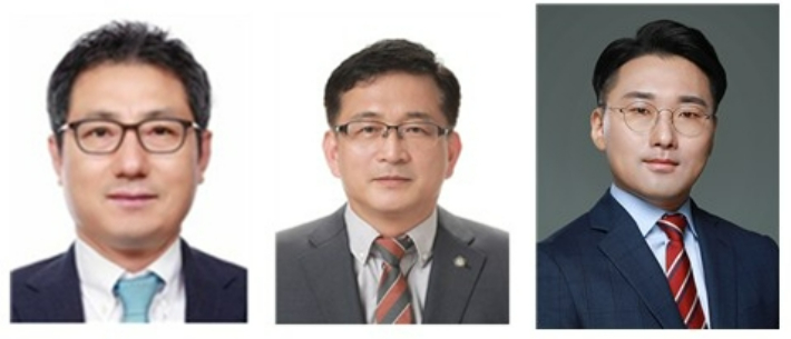 (왼쪽부터)박정훈·정봉수·조용환 변호사. 충북변호사회 제공