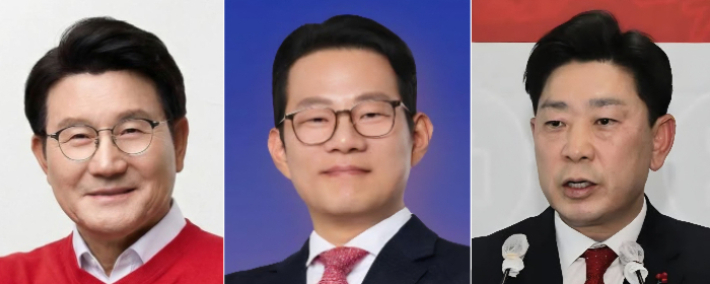 박승호(왼쪽부터), 박대기, 박용선. 자료사진