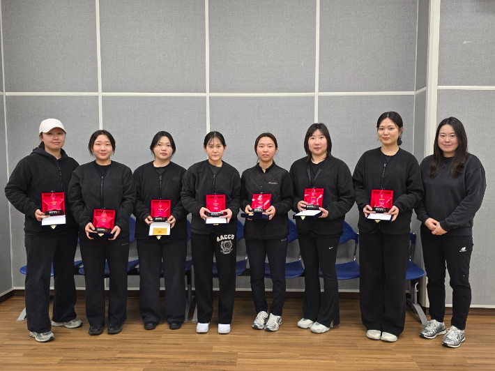 울진군청 사격실업팀이 대한사격연맹으로부터 7개 정기표창을 수상했다. 울진군 제공