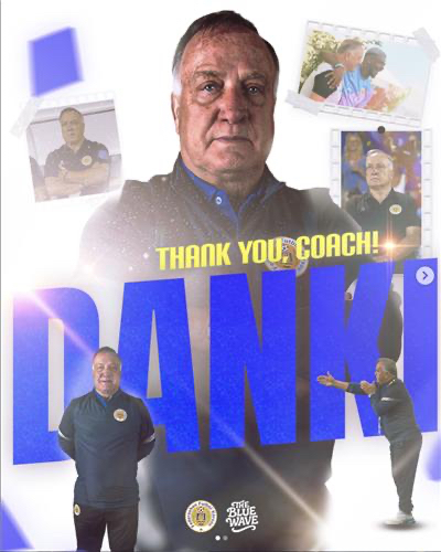 딕 아드보카트 감독 사임 발표. 퀴라소 축구 협회 SNS 캡처