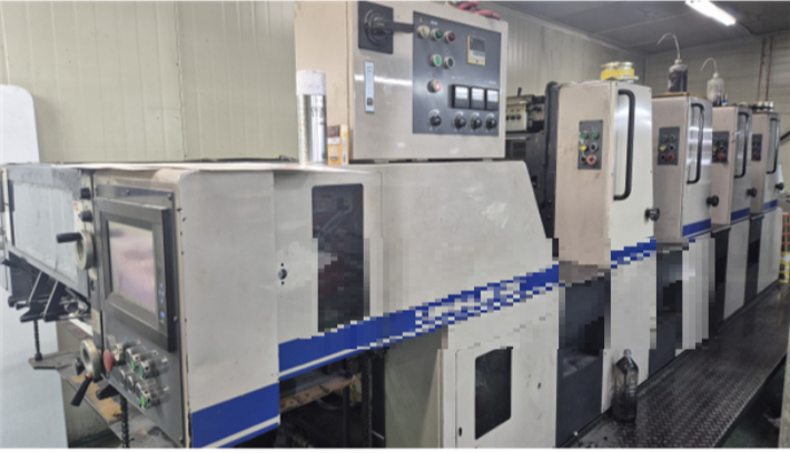 학습지 인쇄 및 제작에 사용되는 옵셋 인쇄기. 전북교육청 제공