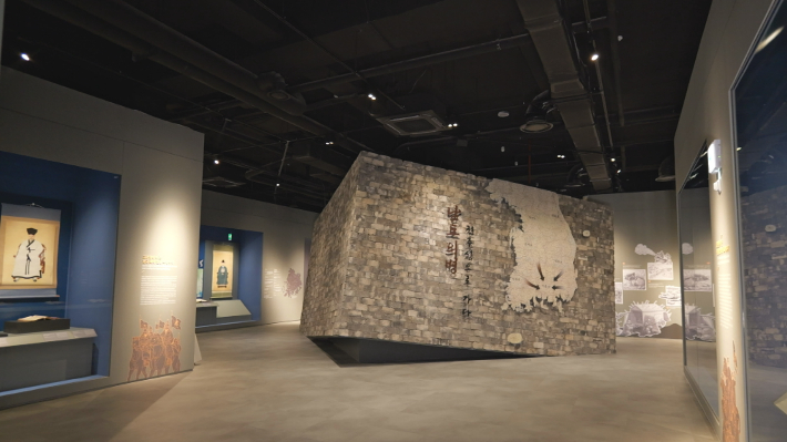 남도의병역사박물관 제1전시실. 전라남도 제공