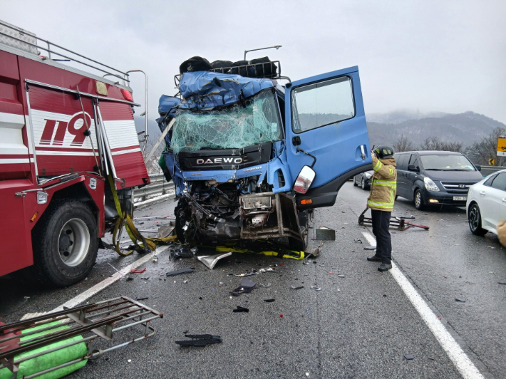 사고 현장. 전북소방본부 제공