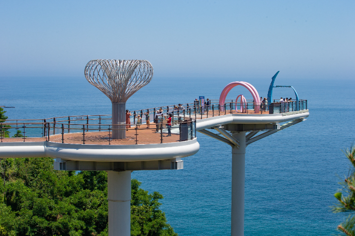 도째비골 스카이밸리&해랑전망대. 동해시 제공 