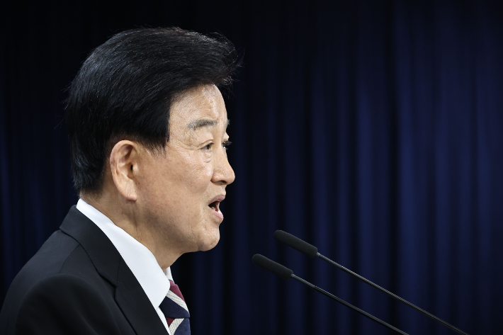 정동영 통일부 장관. 연합뉴스