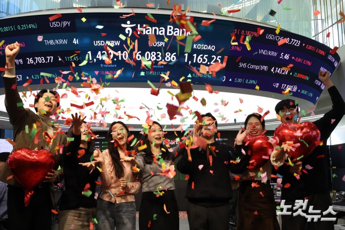 코스피, 6083.86 마감