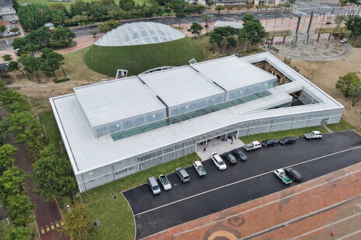 경주시 보문관광단지 엑스포공원 내 경제전시장을 리모델링해 조성할 예정인 'APEC 정상회의장 기념관'. 경주시 제공