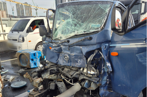 사고 모습. 충남 아산소방서 제공