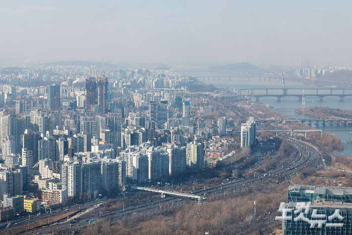 서울 시내 아파트 단지 모습. 류영주 기자