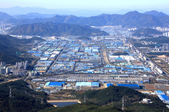 창원국가산단. 경남도청 제공 