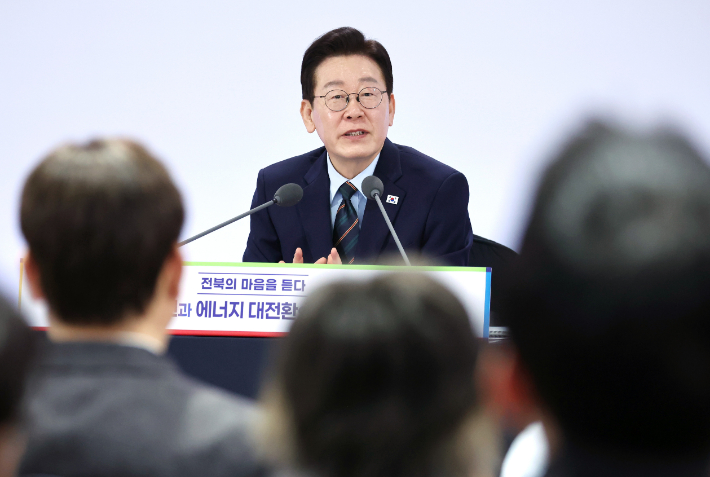 발언하는 이재명 대통령. 연합뉴스