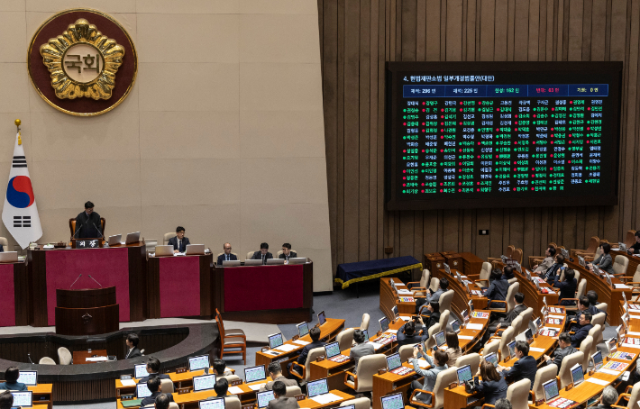 '재판소원제' 법안 국민의힘은 반대. 연합뉴스