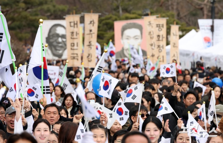 107주년 3.1절 독립만세운동 행진