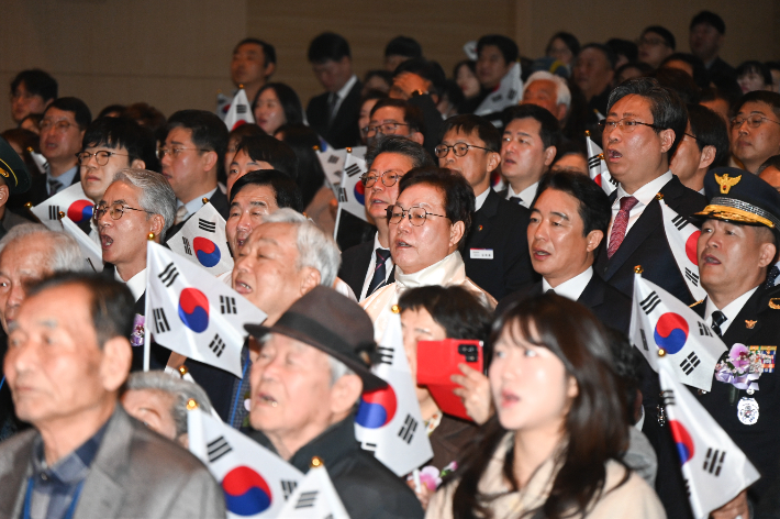 제107주년 3·1절 기념식. 경남도청 제공 