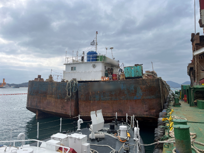 사고 부선. 사천해경 제공 