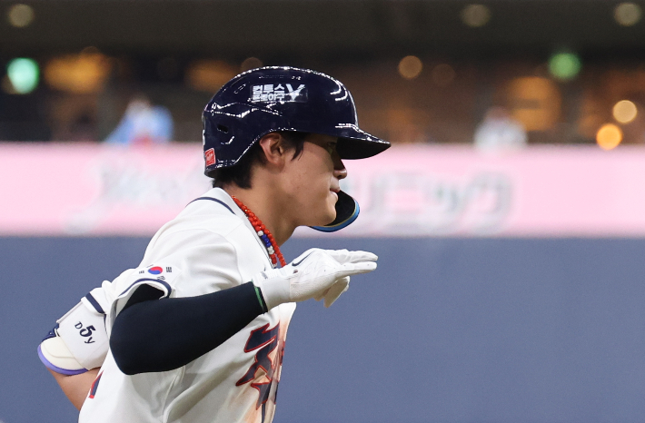 김도영 '솔로홈런!'. 연합뉴스