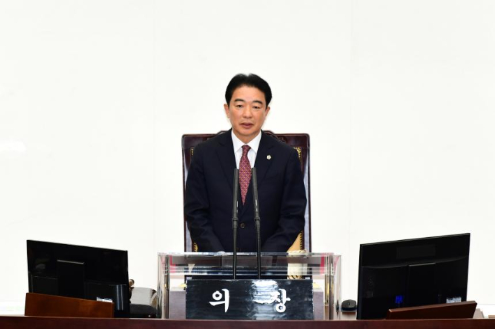 최학범 경남도의회 의장. 경남도의회 제공 