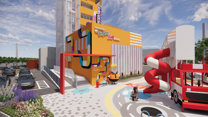 소방특화 들락날락 조감도. 부산시 제공