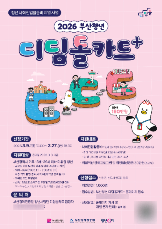 부산시가 청년 사회진입활동비 지원 사업 참여자를 모집한다. 부산시 제공 