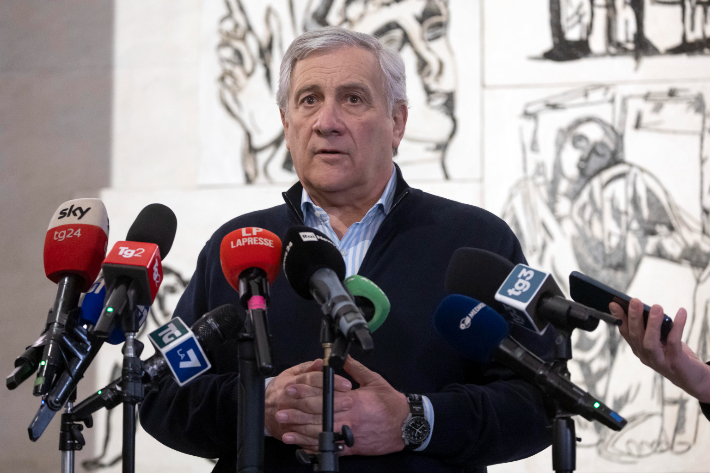 안토니오 타야니 이탈리아 외무장관. 연합뉴스