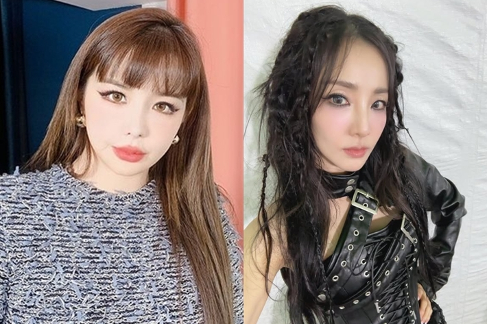 왼쪽부터 2NE1 박봄, 산다라박. 각 인스타그램