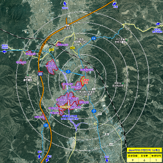 경주시 외동 문화선도산단 공모 대상 산업단지 위치도. 경주시 제공