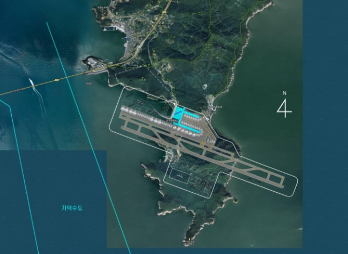 가동신공항 부지 조감도. 부산시 제공