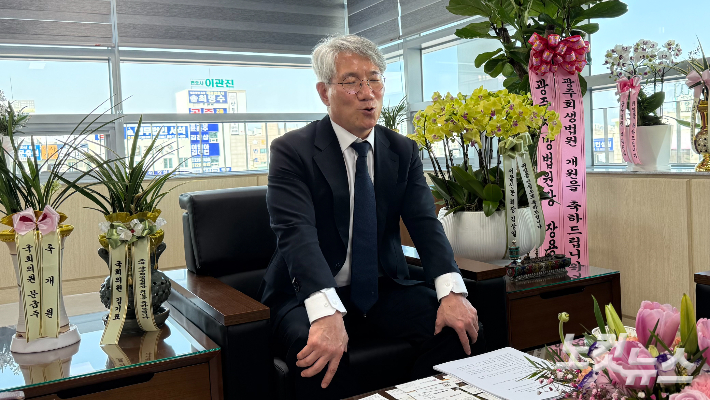 김성주 신임 광주회생법원장. 김한영 기자