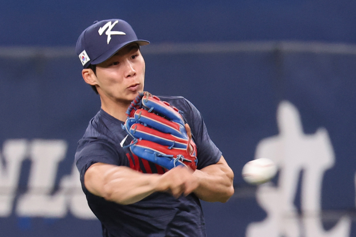 한국 야구 대표팀 김혜성. 연합뉴스 