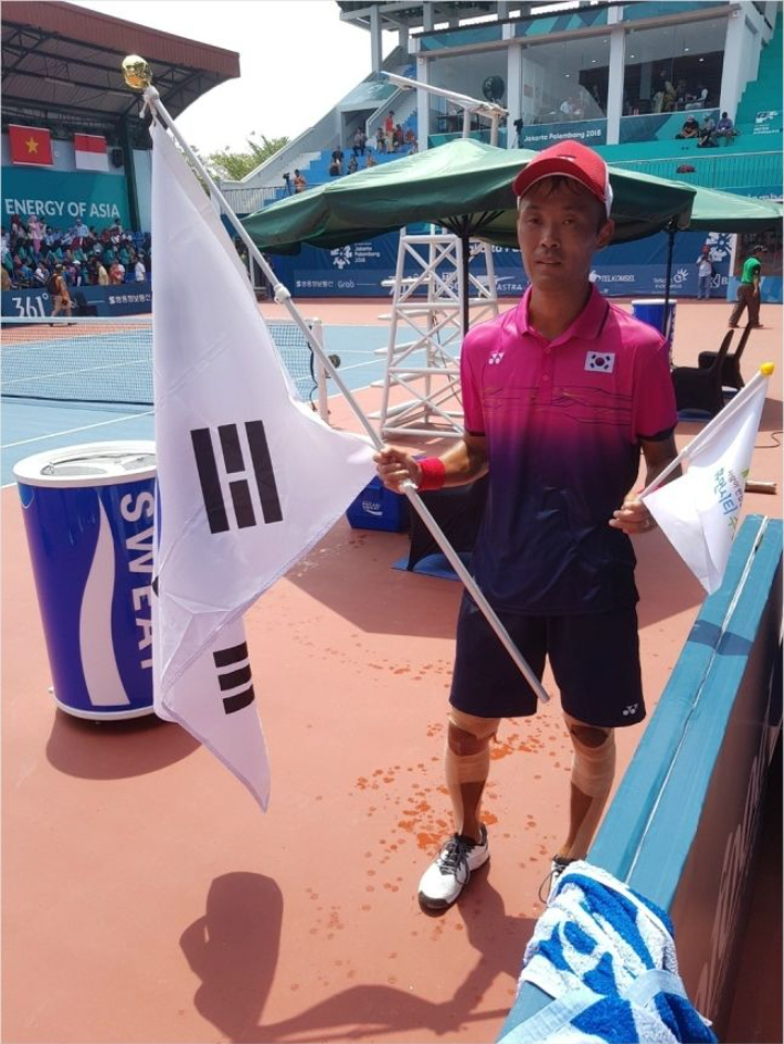 지난 2018년 아시안게임 당시 극적인 금메달을 따낸 김진웅. 협회 