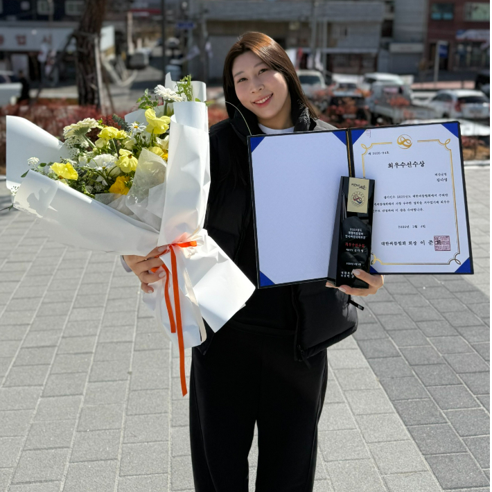 김다연 선수. 괴산군 제공