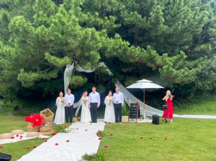 거제 지심도 '리마인드 웨딩'. 경남도청 제공 