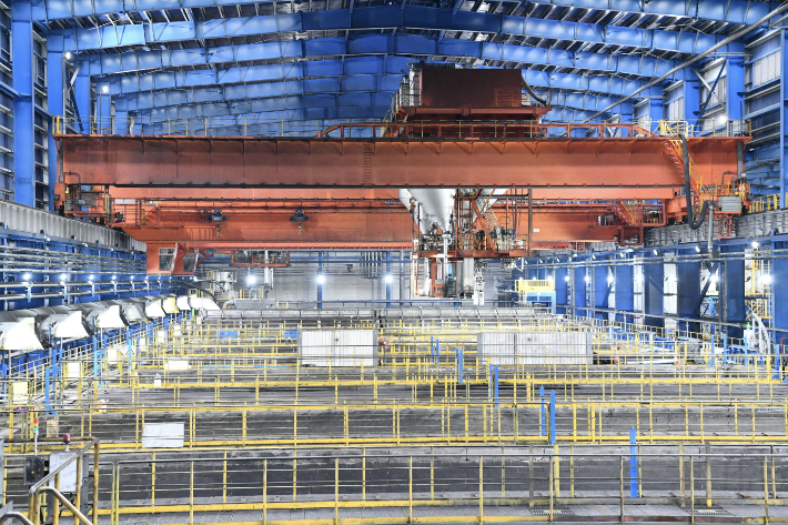  포스코퓨처엠 포항 인조흑연 음극재 공장. 포스코퓨처엠 제공