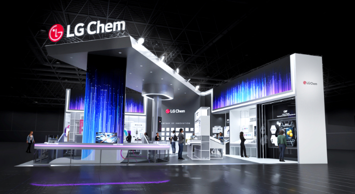 LG화학 인터배터리2026 부스 조감도. LG화학 제공