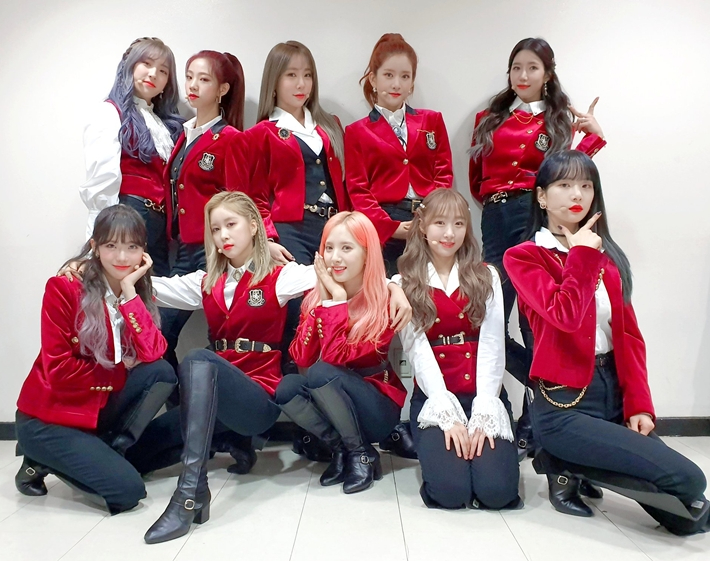 설아가 추천한 '이루리' 활동 당시 우주소녀. 우주소녀 공식 트위터