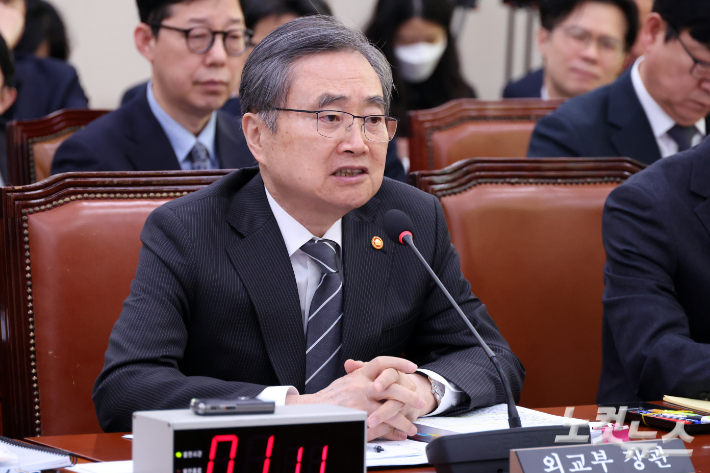 조현 외교부 장관. 윤창원 기자