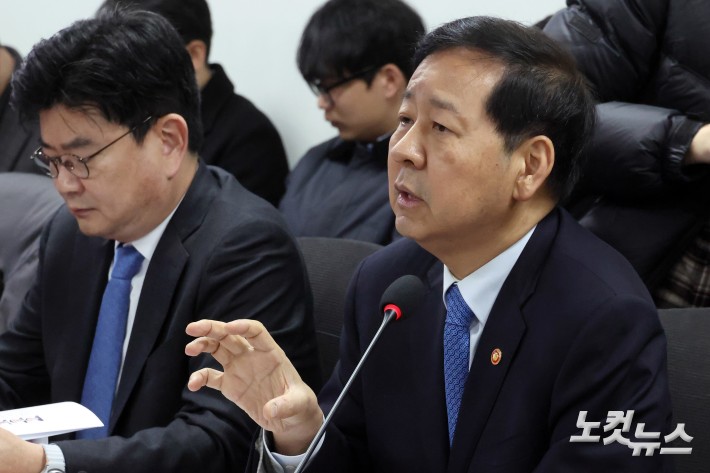 6일 서울 여의도 국회 의원회관에서 열린 중동 상황 관련 경제분야 대응방향 실무당정협의에서 구윤철 경제부총리 겸 재정경제부 장관이 발언을 하고 있다.