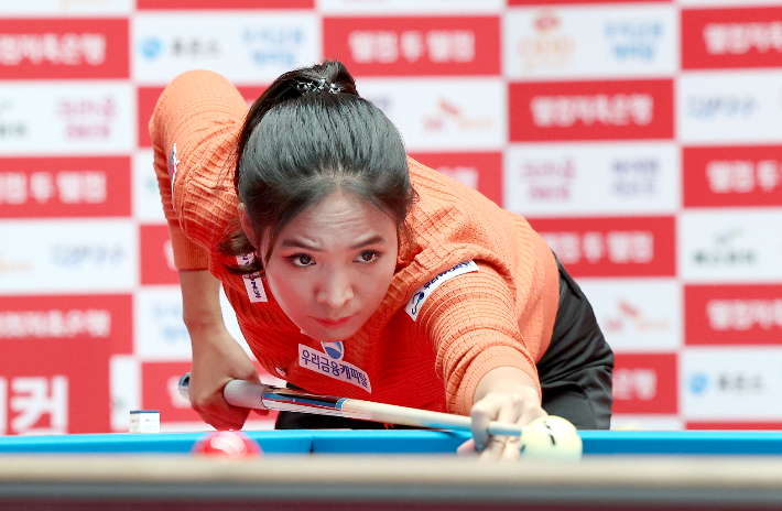 PBA 여자부 시즌 랭킹 2위를 달리는 스롱 피아비. PBA 