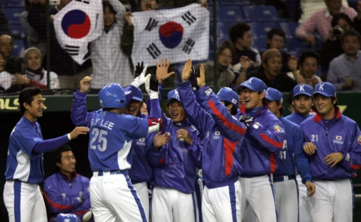 2006 WBC 당시 한국 선수단. 연합뉴스