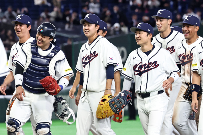 WBC 1차전 승리 거둔 한국. 연합뉴스