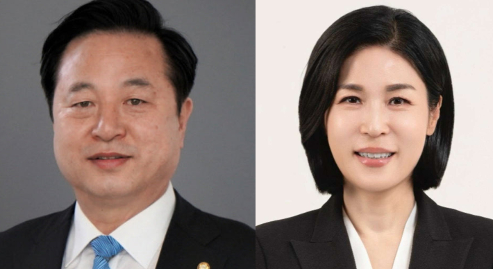 더불어민주당 부산 북구갑 보권선거 후보로 거론되는 김두관 전 경남지사와 정명희 전 북구청장. 더불어민주당 제공