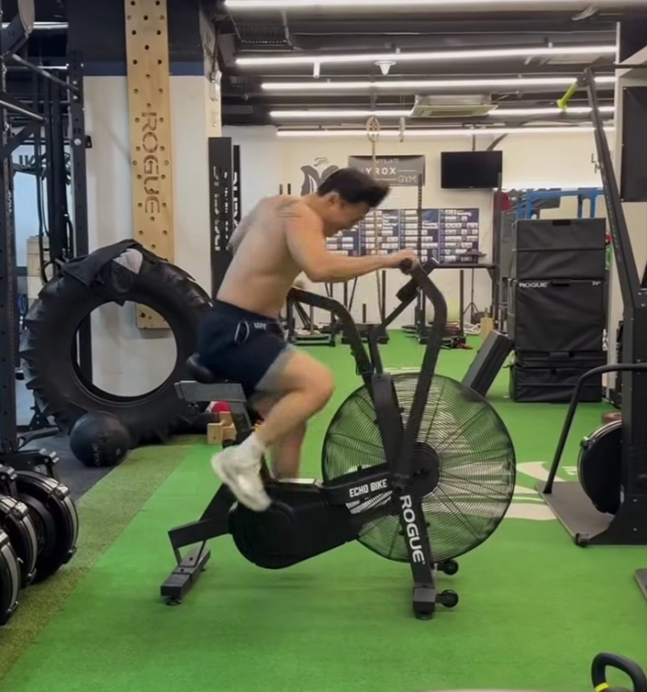 최두호의 훈련 장면. 최두호 SNS 게시물 캡처