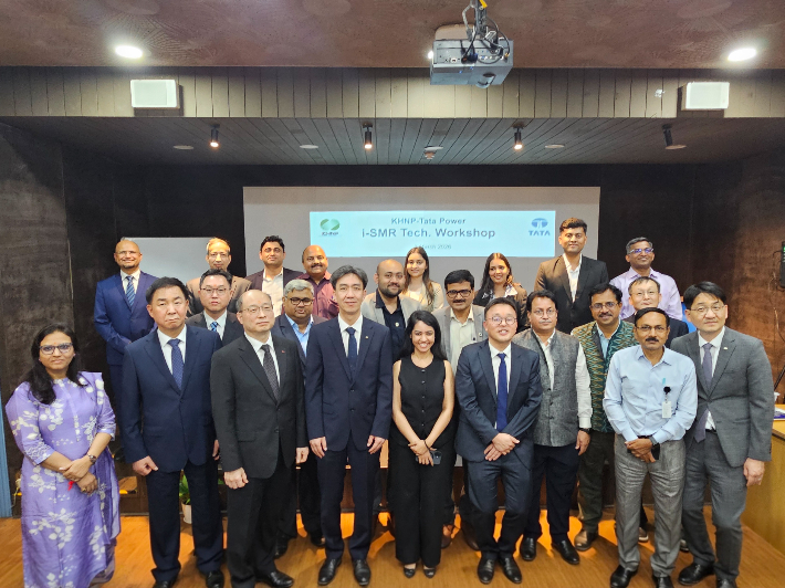 한수원이 지난 3일(현지시간) '한-인도 i-SMR 워크숍'을 개최했다. 한수원 제공