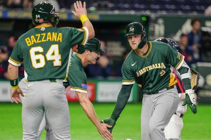 WBC 호주 대표팀. 연합뉴스 