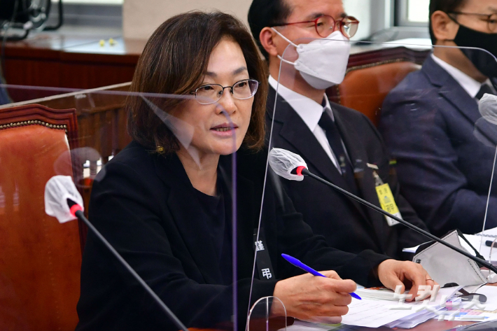 박희영 용산구청장. 윤창원 기자 