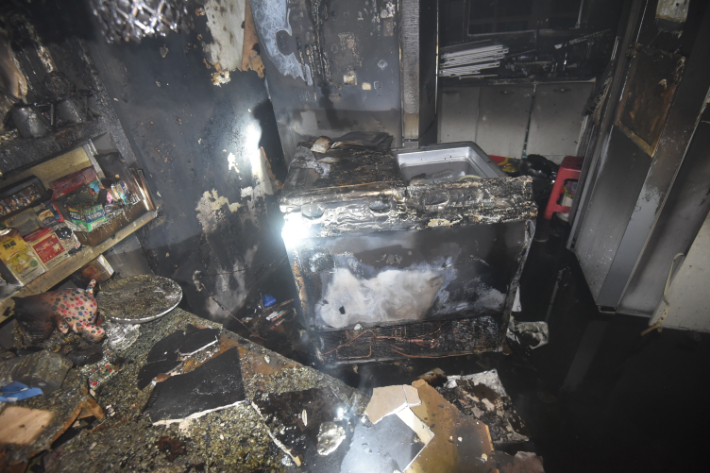 화재 현장. 대전소방본부 제공