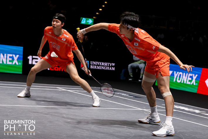 서승재-김원호의 결승전 경기 모습. 협회 